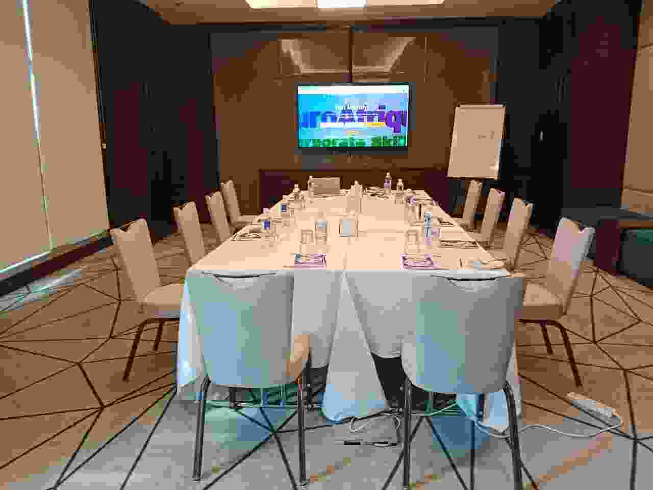 Professional trainer conducting in-house workshop